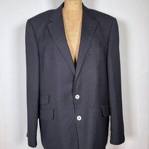 Made in Italy Paul Smith The Byard Merino Wool Navy Blazer